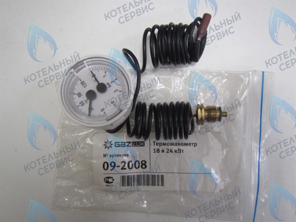 09-4008 Термоманометр для GAZECO 18 (все модели) в Екатеринбурге	