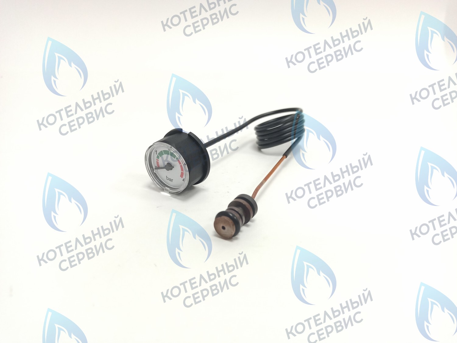 MA016 Манометр с трубкой BOSCH (87186457920,87387036010), BUDERUS (87186457920, 87387036010) в Екатеринбурге	