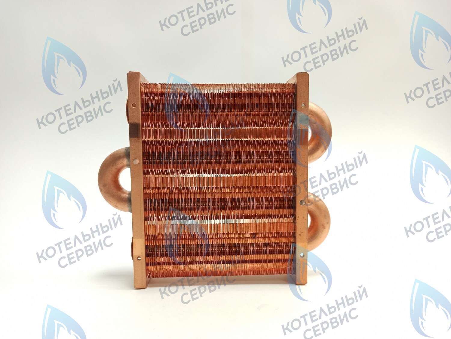 EM021-142-02 Теплообменник первичный основной (без фитингов) 142мм 67 FIN (100 HSG/ICH/MSC) DAEWOO в Екатеринбурге	