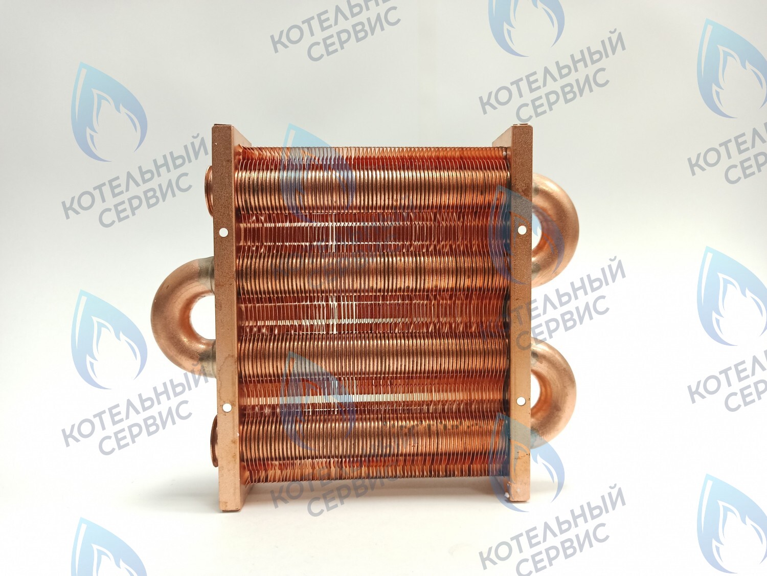 EM021-142-02 Теплообменник первичный основной (без фитингов) 142мм 67 FIN (100 HSG/ICH/MSC) DAEWOO в Екатеринбурге	