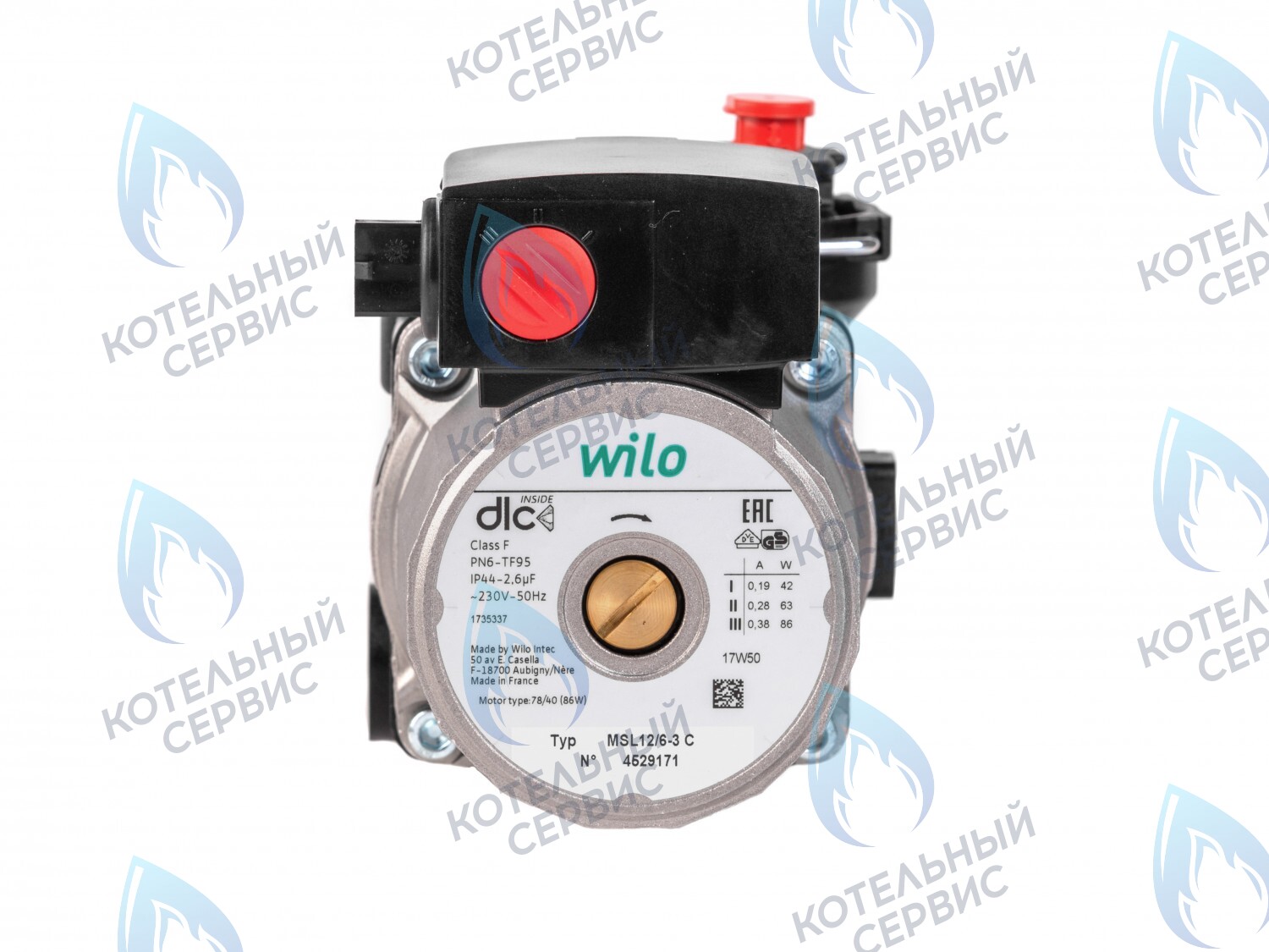 PM003AW60-WL86-Комп Насос циркуляционный WILO 86w MSL 12/6-3 C в Екатеринбурге	