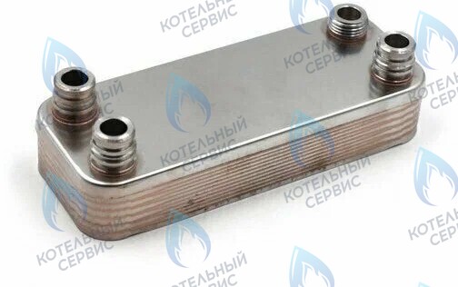 ES190W-000-16F-HR Теплообменник ГВС вторичный 16 пластин VAILLANT TURBO MAX VUW в Екатеринбурге	
