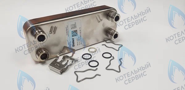 ES190W-000-16F-HR Теплообменник ГВС вторичный 16 пластин VAILLANT TURBO MAX VUW в Екатеринбурге	