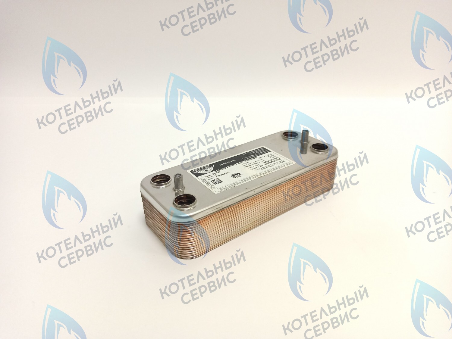 ES190PE-148-16F-ZM Теплообменник ГВС вторичный 16 пластин (17B1901601) в Екатеринбурге	