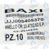 5405370 Уплотнение кольцевое 23,47х2,62 BAXI в Екатеринбурге	