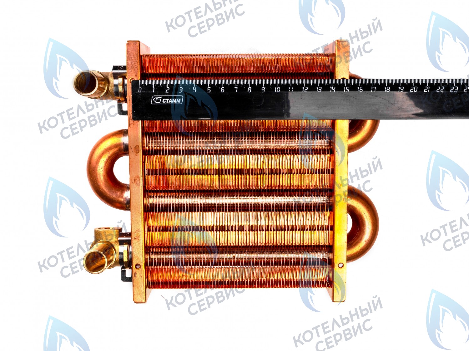 3318111120 Теплообменник первичный (основной) 142мм 67 FIN (100 HSG/ICH/MSC) DAEWOO в Екатеринбурге	