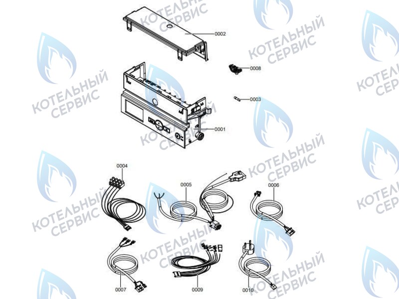 7856853 Контроллер (блок управления арт. 7859849)  VIESSMANN VITOPEND 100-W A1JB, A1HB в Екатеринбурге	
