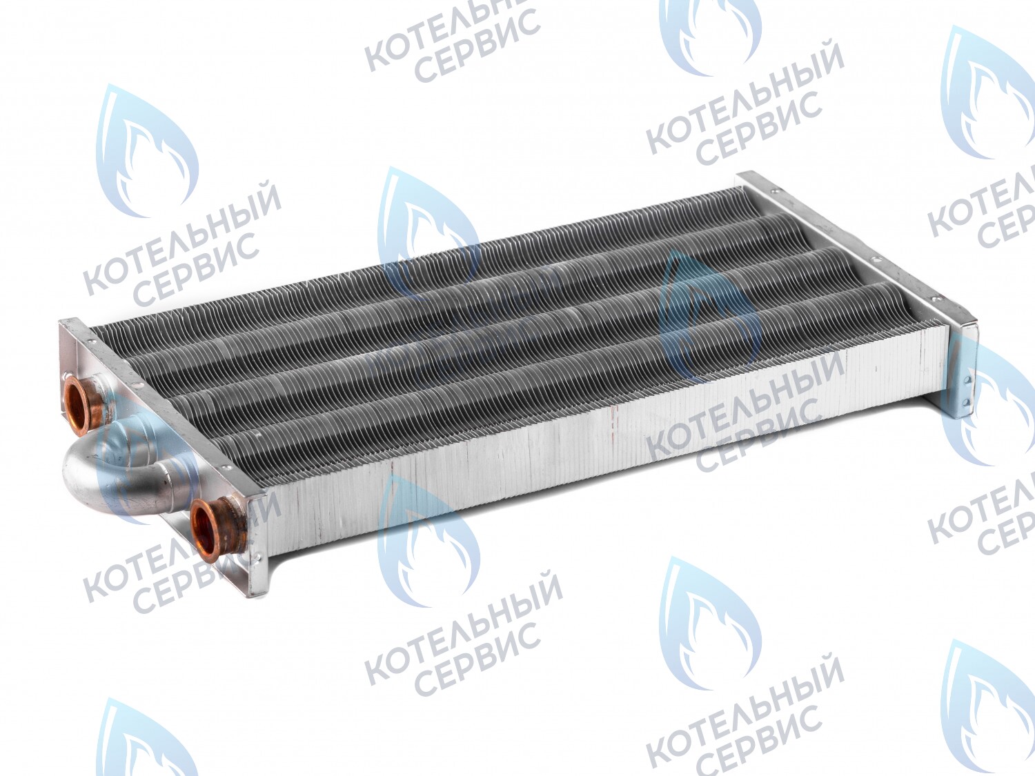 EM021-348 Теплообменник отопления без фитингов (348 мм) 147 FIN (350MSC) (3318109500, 3318113000, 3318113020) DAEWOO в Екатеринбурге	