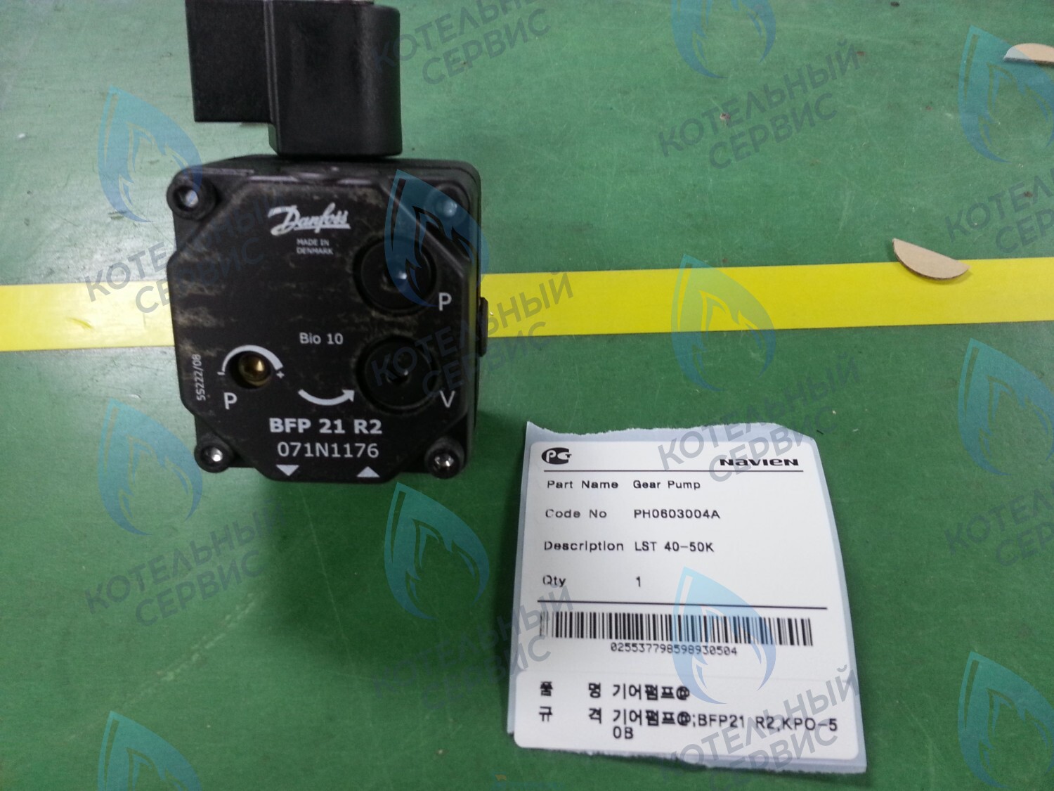 30004244A Насос топливный шестеренчатый Navien LST 13-40KG, LST 50-60KR (PH0603004A) в Екатеринбурге	
