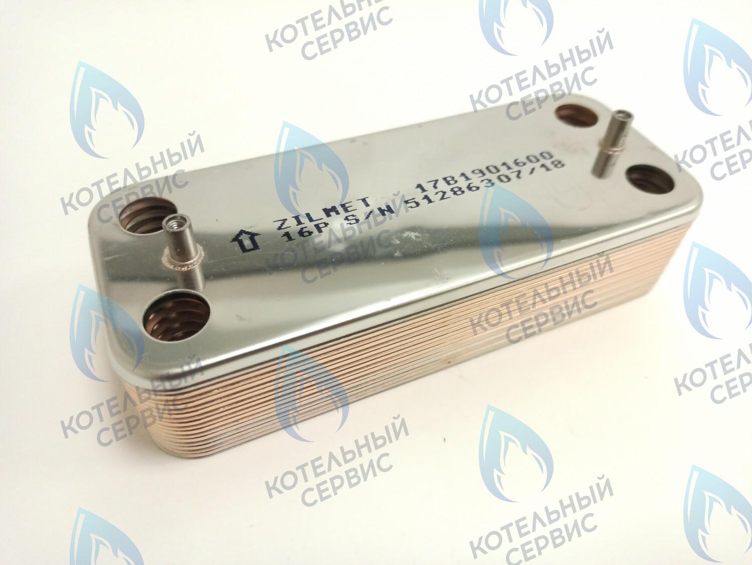 BI1001 102 Вторичный теплообменник для настенного котла Electrolux Quantum 32 Fi в Екатеринбурге	