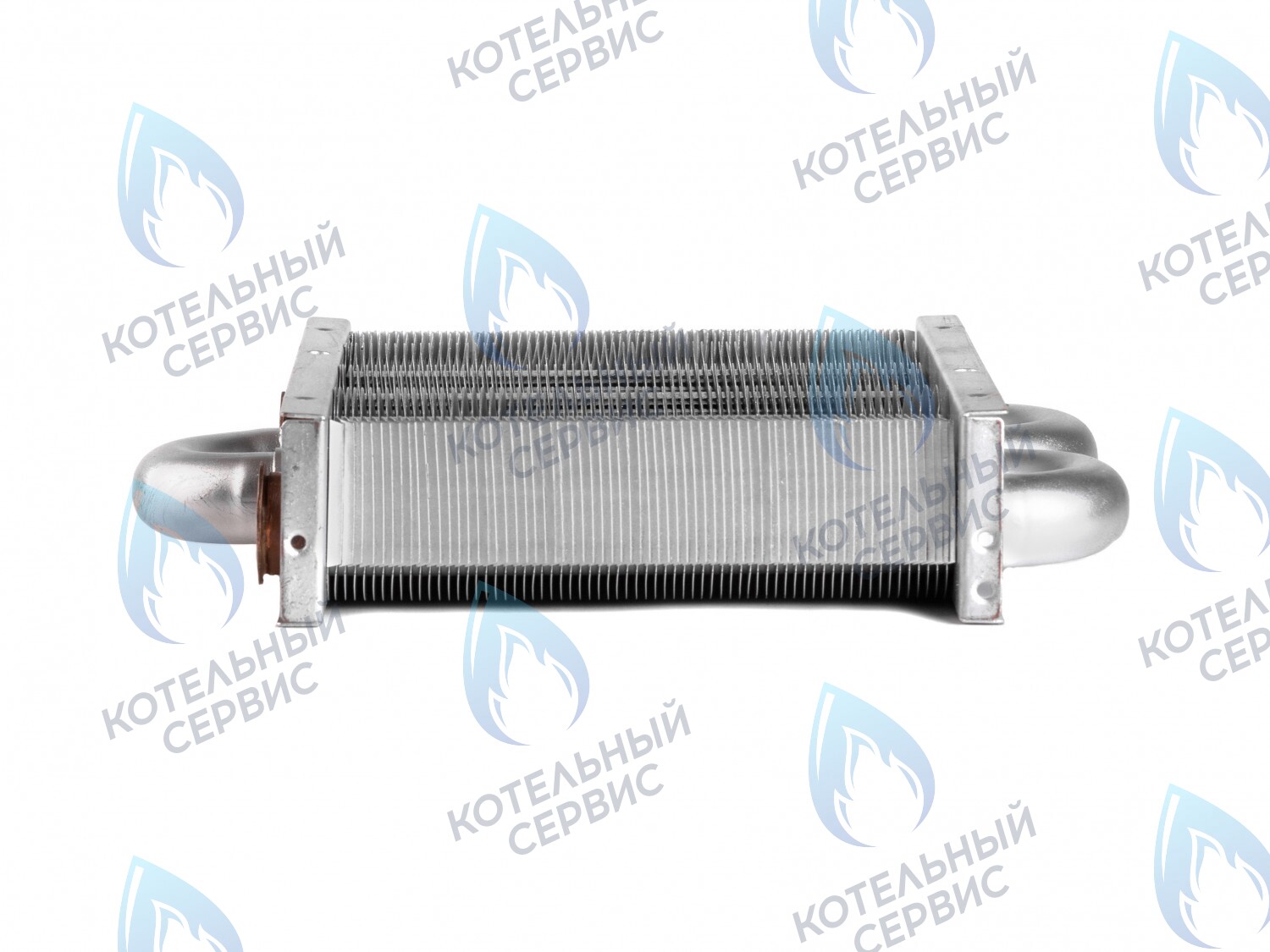 EM021-142 Теплообменник первичный основной (без фитингов) 142мм 67 FIN (100 HSG/ICH/MSC) DAEWOO (3318111100, 3318111120) в Екатеринбурге	