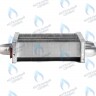 EM021-142 Теплообменник отопления без фитингов (142 мм) 67 FIN (100 HSG/ICH/MSC) DAEWOO (3318111100, 3318111120) в Екатеринбурге	