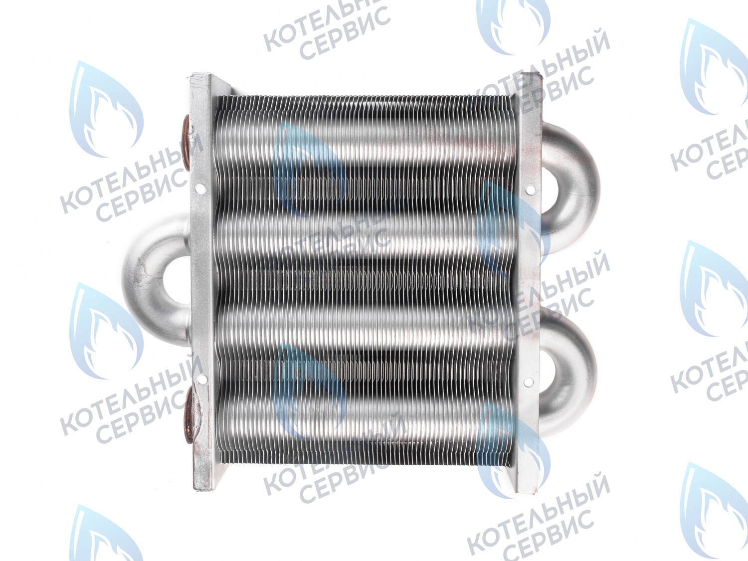 EM021-142 Теплообменник первичный основной (без фитингов) 142мм 67 FIN (100 HSG/ICH/MSC) DAEWOO (3318111100, 3318111120) в Екатеринбурге	