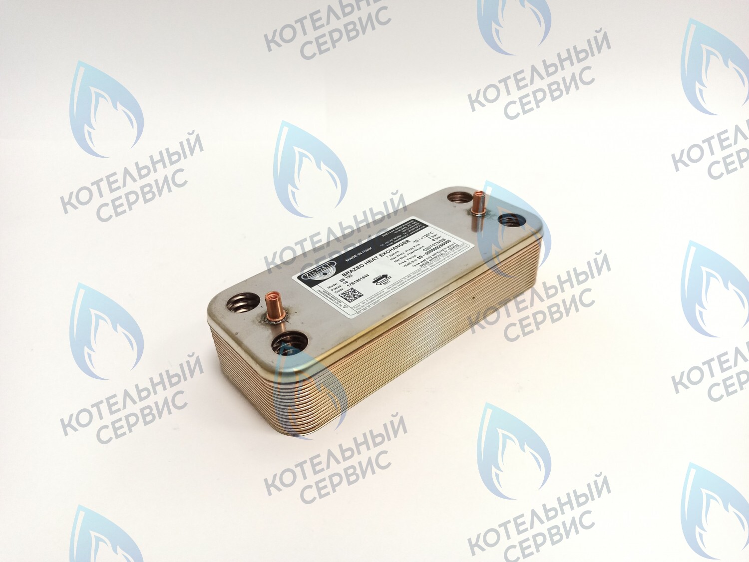 ES190P-142-16F-ZM Теплообменник ГВС вторичный 16 пластин Ariston (65104333) в Екатеринбурге	