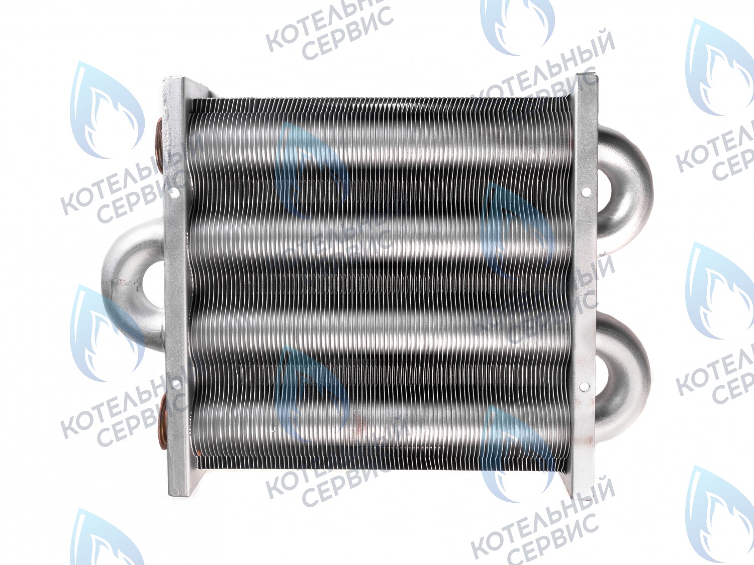 EM021-180 Теплообменник первичный основной (без фитингов) 180мм 85 FIN (130-200 HSG/ICH/MSC) (3318108610, 3318108640) DAEWOO в Екатеринбурге	