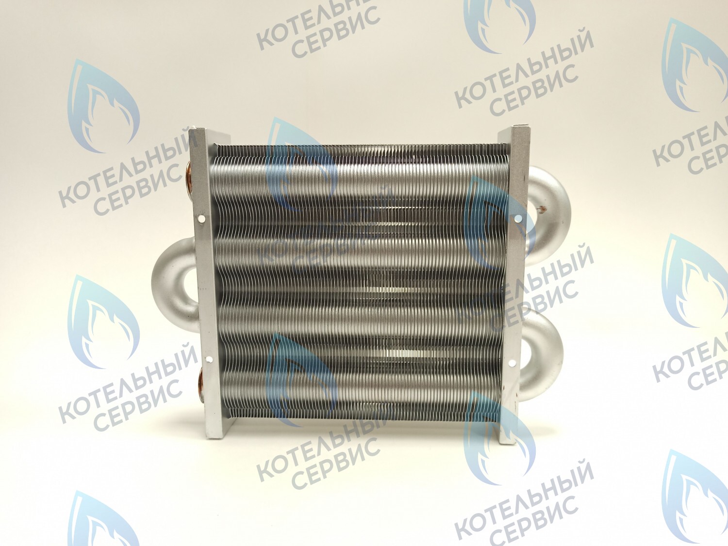 EM021-180 Теплообменник первичный основной (без фитингов) 180мм 85 FIN (130-200 HSG/ICH/MSC) (3318108610, 3318108640) DAEWOO в Екатеринбурге	