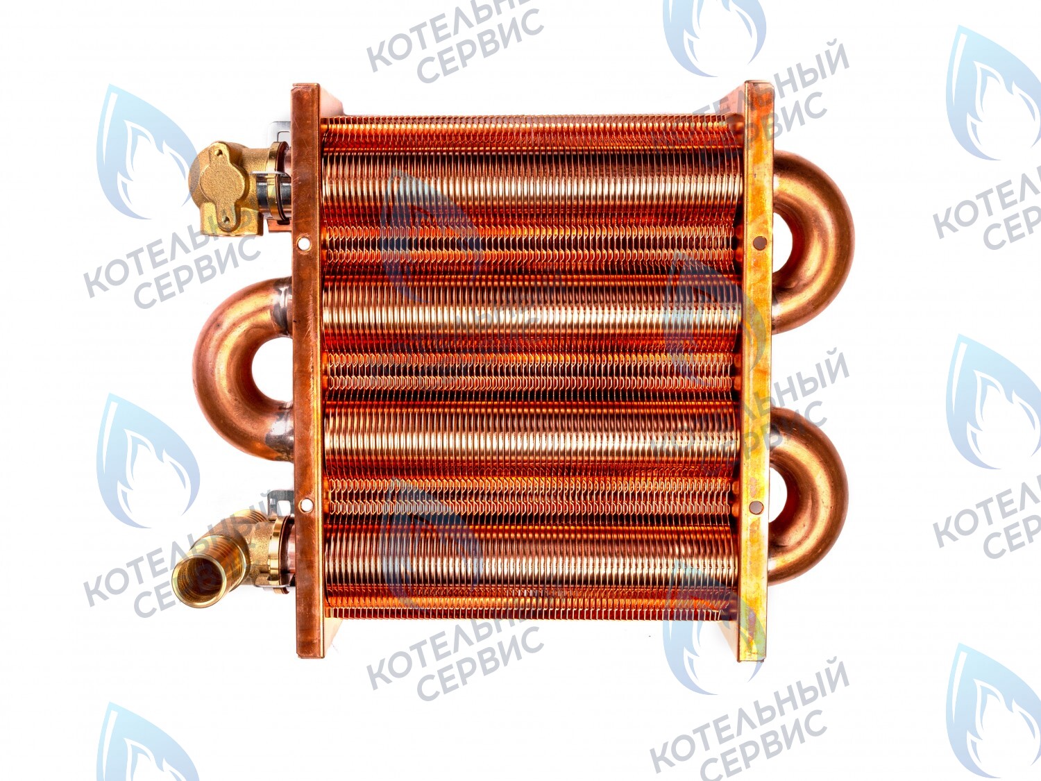 3318111100 Теплообменник первичный (основной) 142мм 67 FIN (100 HSG/ICH/MSC) DAEWOO в Екатеринбурге	