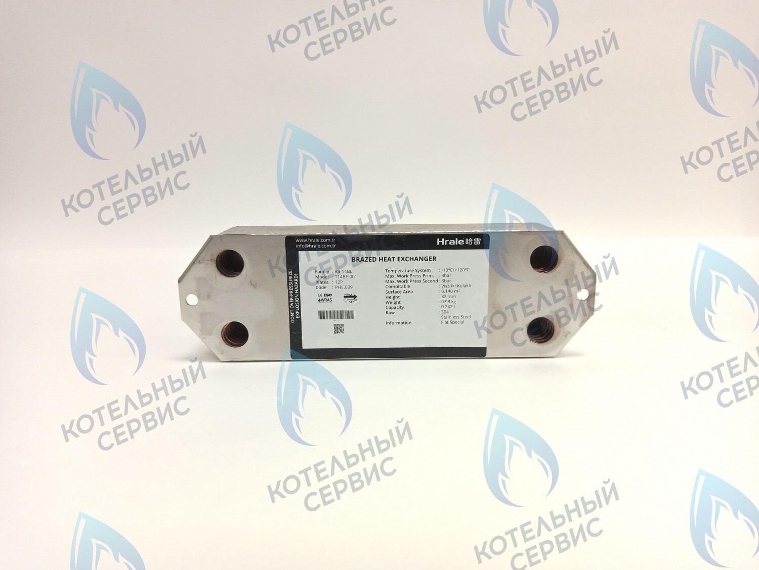 ES210X-215-12F-HR Теплообменник ГВС вторичный 12 пластин VIESSMANN Vitopend 100-W WH0A (7822799, 7826465) в Екатеринбурге	