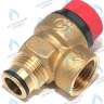 255000001 КЛАПАН ПРЕДОХРАНИТЕЛЬНЫЙ 3 БАР TIME MAX (SAFETY 3 BAR VALVE) ITALTHERM в Екатеринбурге	