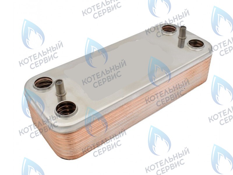 R8037 Теплообменник вторичный 14 пластин для котлов Beretta в Екатеринбурге	