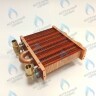 EM021-142-02-Фитинг-Комп Теплообменник отопления с фитингами (142 мм) 67 FIN (100 HSG/ICH/MSC) DAEWOO в Екатеринбурге	