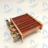 EM021-142-02-Фитинг-Комп Теплообменник отопления с фитингами (142 мм) 67 FIN (100 HSG/ICH/MSC) DAEWOO в Екатеринбурге	