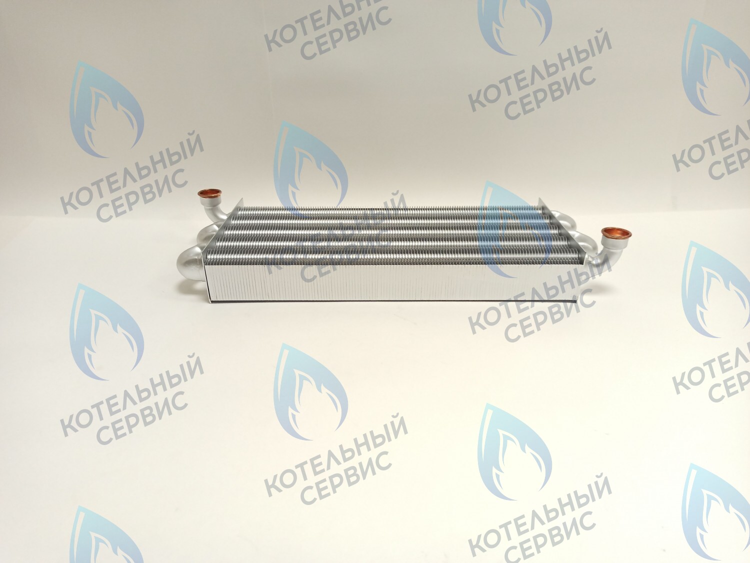 EM042-380 Теплообменник первичный (основной) (крепление - клипсы) FERROLI FORTUNA PRO (902603890) в Екатеринбурге	