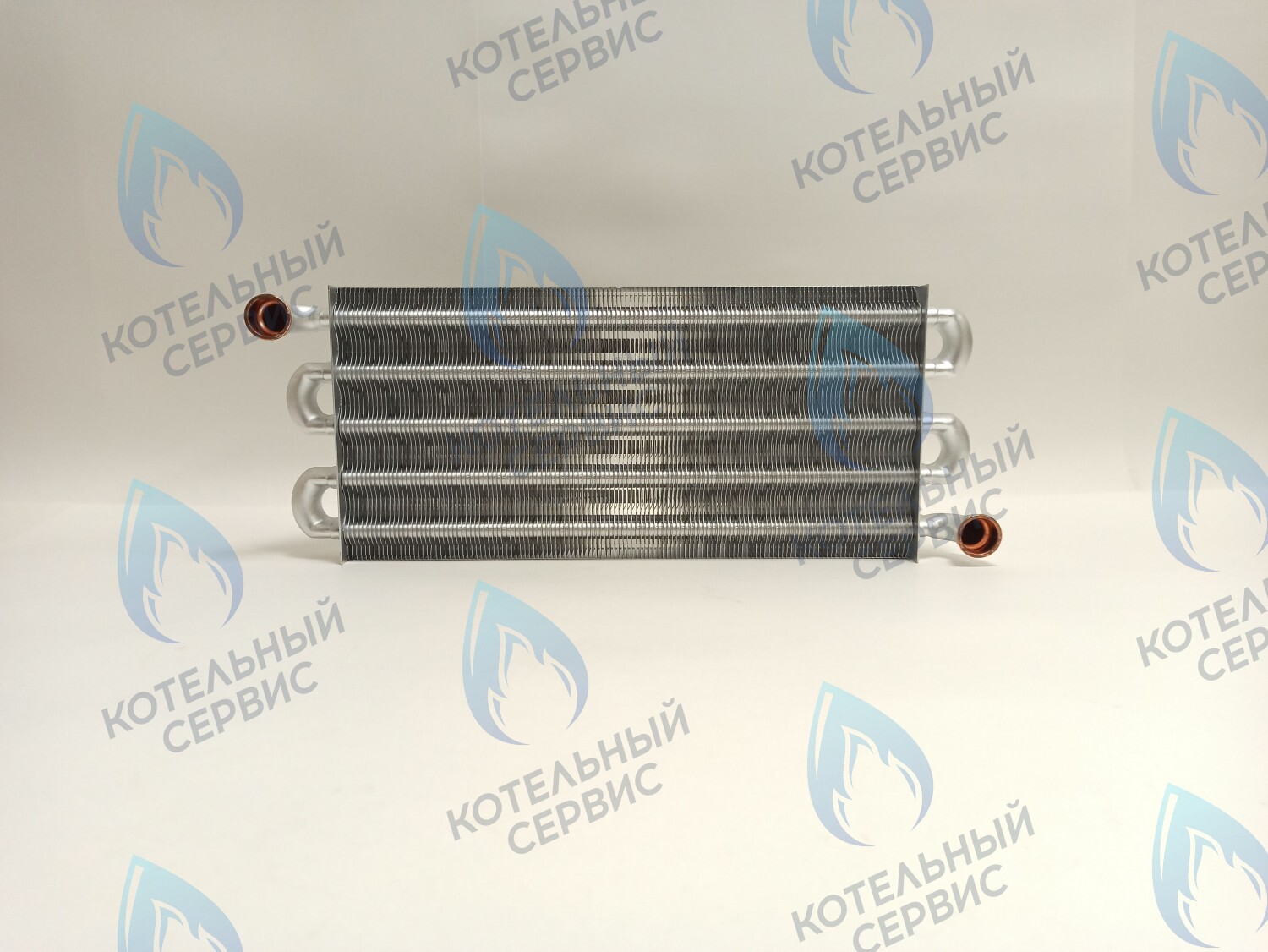 EM042-380 Теплообменник первичный (основной) (крепление - клипсы) FERROLI FORTUNA PRO (902603890) в Екатеринбурге	