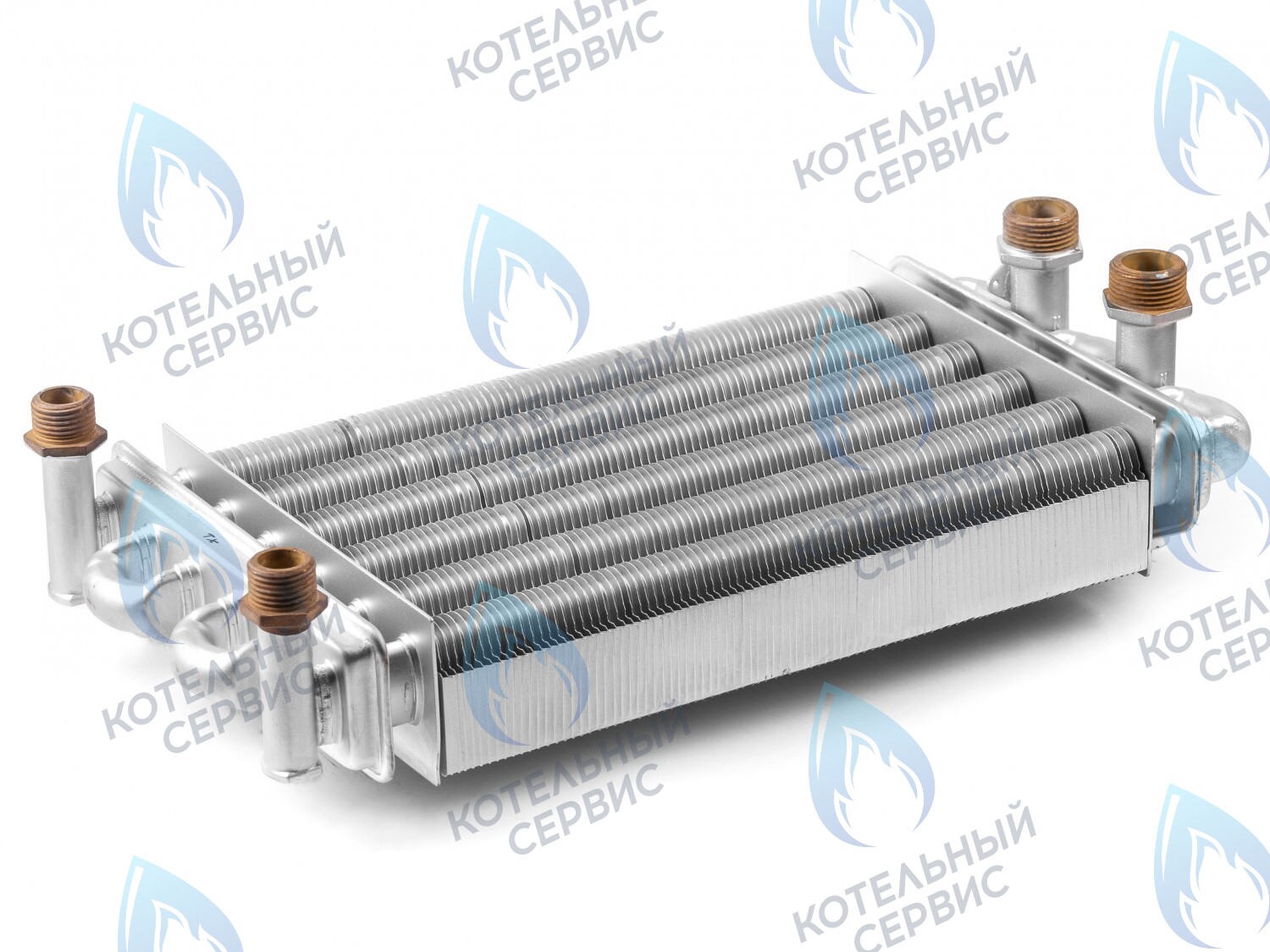 EB002-270 Битермический теплообменник 270мм ARISTON TX/T2 998619 (с двумя отверстиями под датчики температуры) в Екатеринбурге	