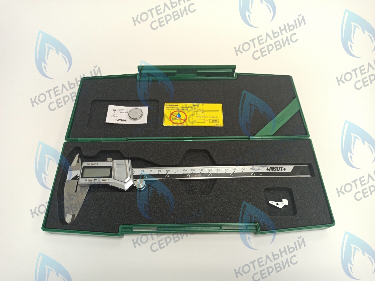 ZK004-200 Штангенциркуль металлический INSIZE 0-200мм с ЖК дисплеем в Екатеринбурге	