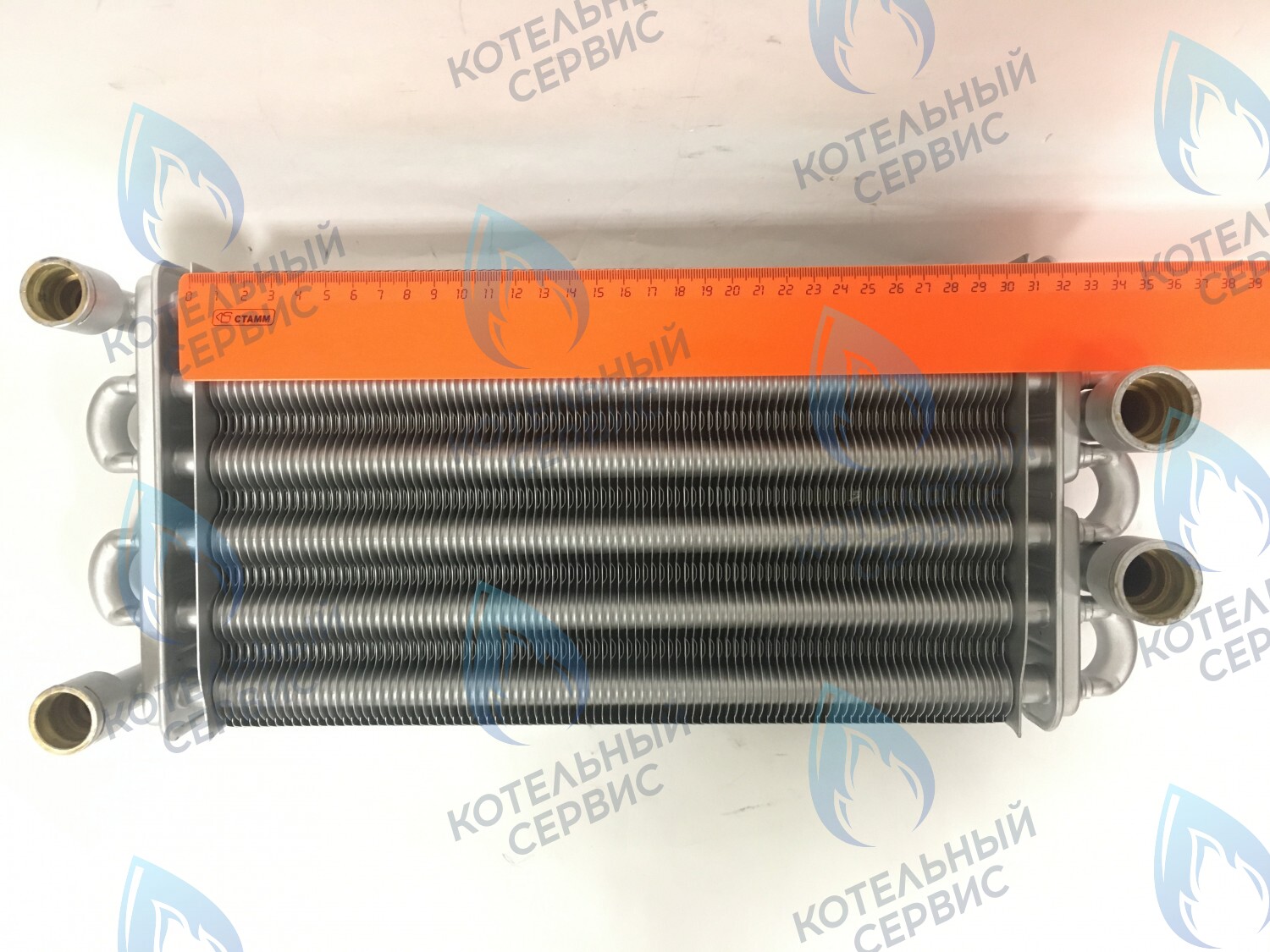 02-2003 Теплообменник битермический (310мм) 30кВт Premium GAZLUX в Екатеринбурге	