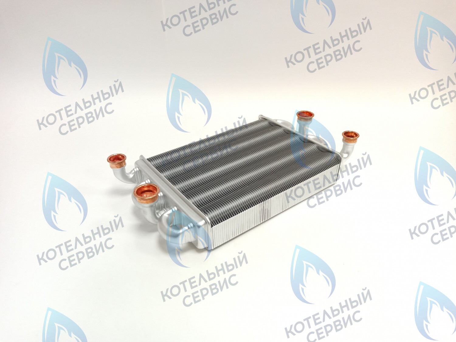 EB041-230 Битермический теплообменник (правильный размер) FERROLI DOMINA F 11-20 N, DOMIproject F 24 D (39837660, 39837665, 37405340) в Екатеринбурге	