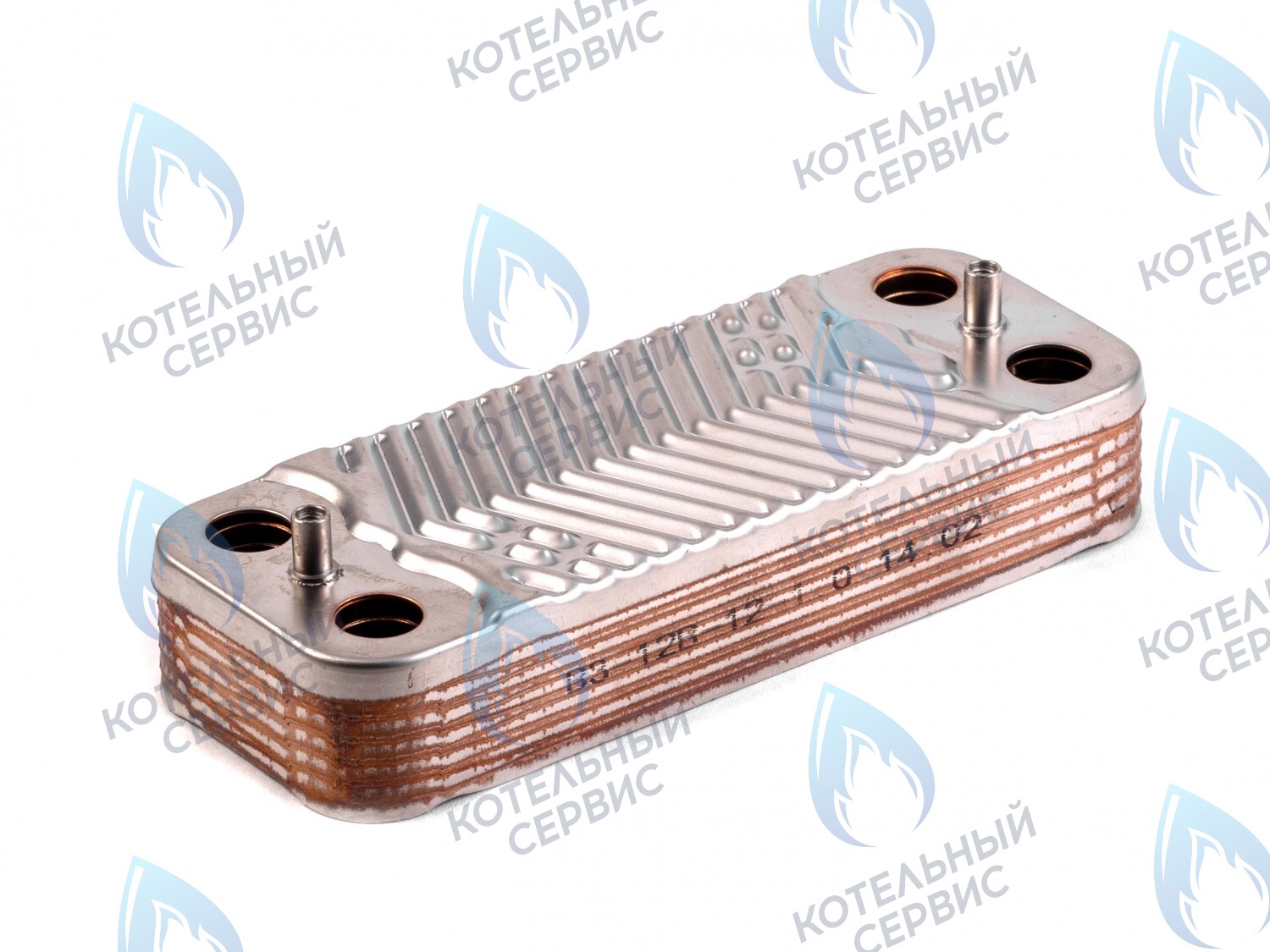L47240 Вторичный теплообменник（ГВС）24кВт optima (12 пластин, для котлов после 07/2013) (по диагонали) ROC в Екатеринбурге	