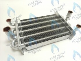 Теплообменник битермический 230мм Electrolux Space 11/18/24кВт (AA07000029, AA07000030)