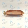 EM021-180-02-Фитинг-Комп Теплообменник отопления с фитингами (180 мм) 85 FIN (130-200 HSG/ICH/MSC)(3318108610, 3318108640) DAEWOO в Екатеринбурге	