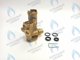 Трехходовой клапан Protherm Vaillant (178978) без мотора латунь (без крышки)