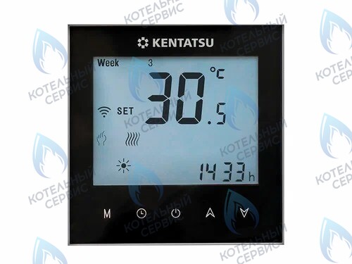 KCB-01GC Комнатный термостат сенсорный WI-FI KENTATSU (чёрный) в Екатеринбурге	