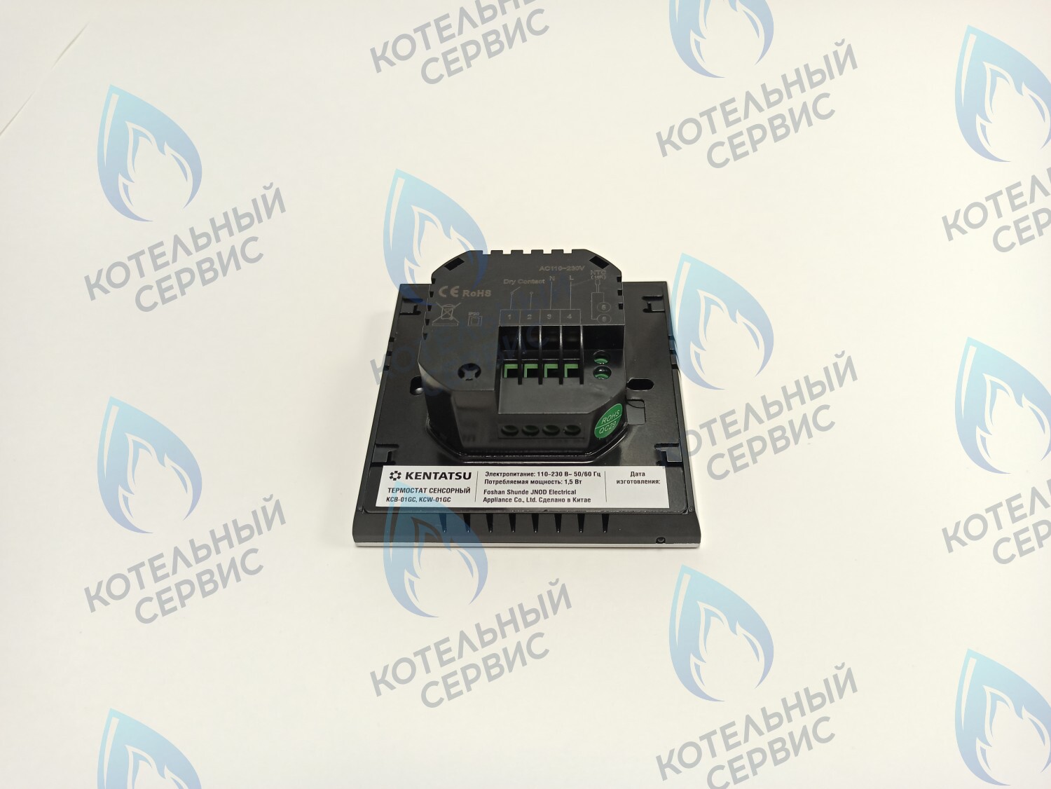 KCB-01GC Комнатный термостат сенсорный WI-FI KENTATSU (чёрный) в Екатеринбурге	