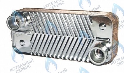 30005013A Теплообменник ГВС (вторичный) 20 пластин Navien Deluxe 40K, Ace 40K (PAS35KHE_004) в Екатеринбурге	
