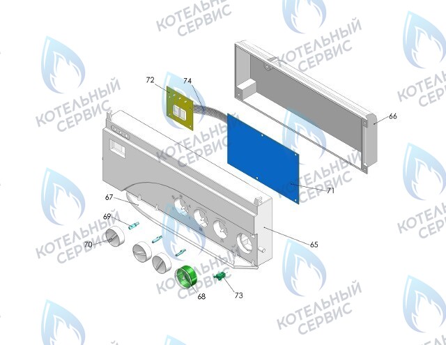 24701 Задняя часть корпуса автоматики THERMONA в Екатеринбурге	