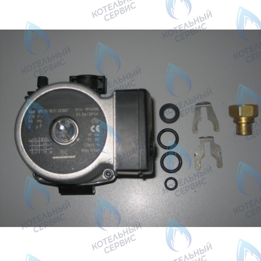 03-2001 Насос циркуляционный GRUNDFOS UPS 15-50 S1 CESAO1 CESA01 GAZLUX Economy Standart 18-24кВт в Екатеринбурге	