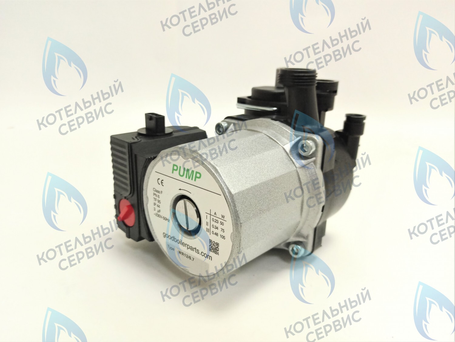 PMB60AW67-GW105R-Комп Насос циркуляционный 12/6.7 105w BOSCH WBN2000/WBN6000, BUDERUS U072 (87186450600) в Екатеринбурге	