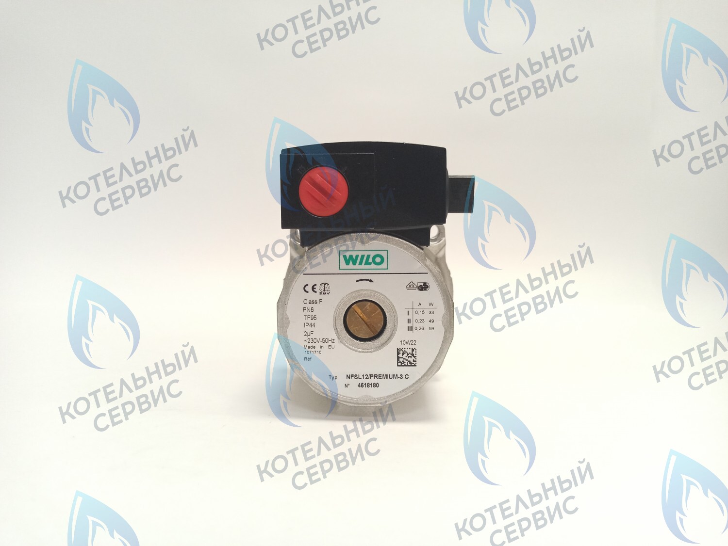 PH-W21CW41-WL59-Комп Двигатель насоса (без улитки) (12/4.1, 15/4.1) WILO 59w NFSL 15/4.1  (21мм по часовой) в Екатеринбурге	