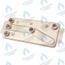 440016701 Теплообменник ГВС RINNAI K12/16 в Екатеринбурге	