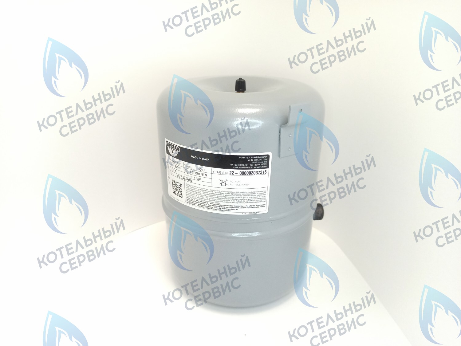 ET016-06L-ZM Расширительный бак 6л. 1/2" (круглый) FONDITAL (6VASOESP20) в Екатеринбурге	