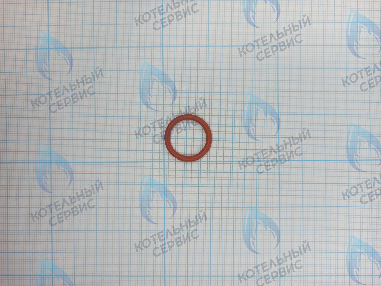 440000895 Кольцо уплотнительное O-RING (P-16) SILICON красное (фильтр воды, соединение входа воды, соединение обратки отопления) RINNAI в Екатеринбурге	