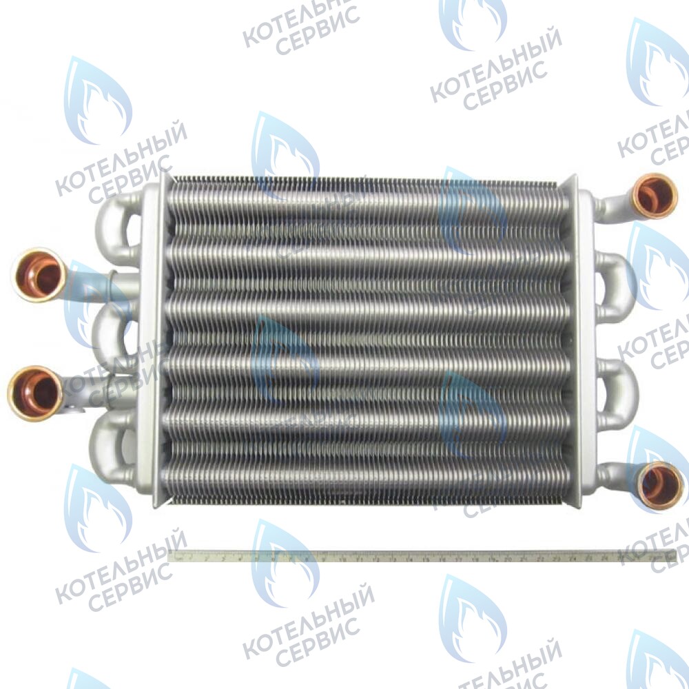 5700520 Теплообменник битермический 225mm  BAXI four  18 F в Екатеринбурге	