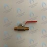S323110023 Кран шаровой 1/4" короткий шток (TA-13~30, World Plus 13~30) KITURAMI в Екатеринбурге	