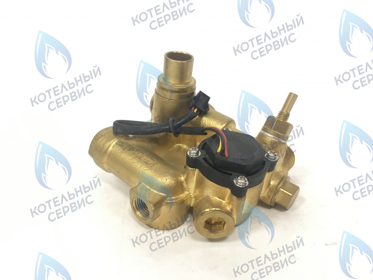 03-4004 Кран подпитки в сборе с кран-буксой и датчиком расхода воды GAZECO 18 / 24 -C-2, -T-2 в Екатеринбурге	