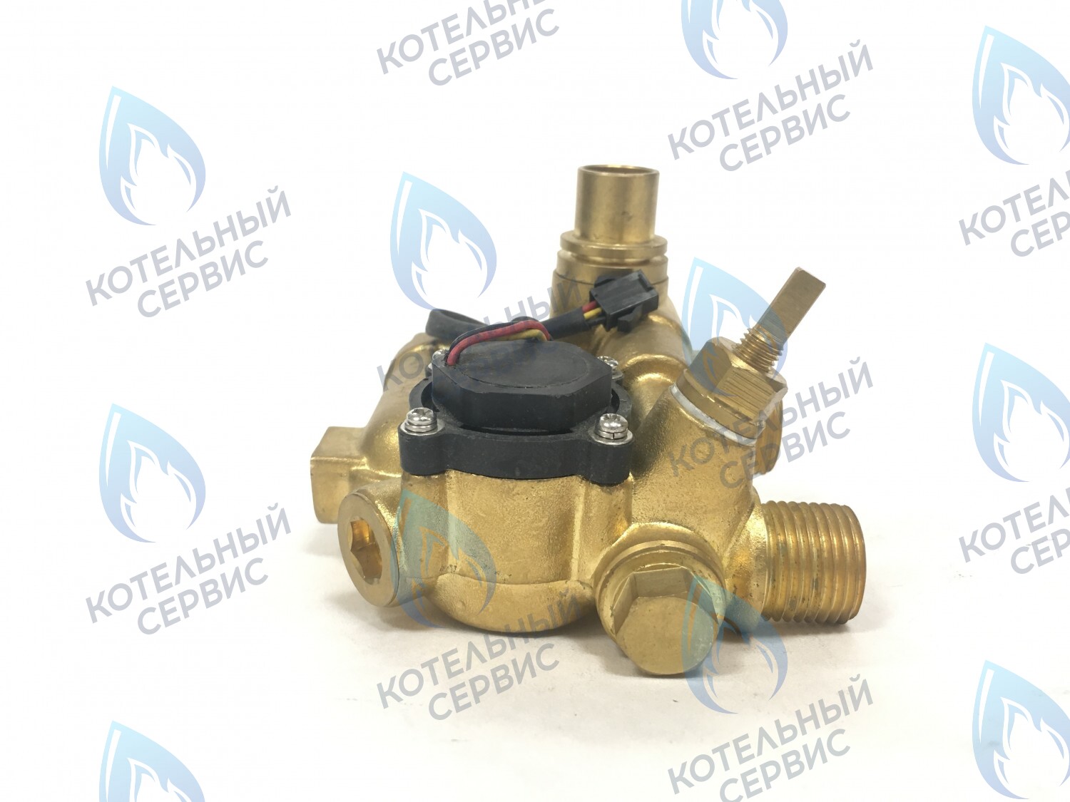 03-4004 Кран подпитки в сборе с кран-буксой и датчиком расхода воды GAZECO 18 / 24 -C-2, -T-2 в Екатеринбурге	